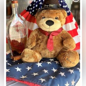 Boozy Bear holds 750ml plush 🍹🍷🐻🫣